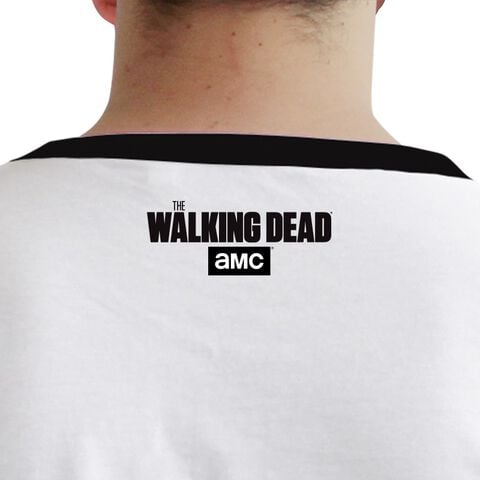 T- Shirt - The Walking Dead - Negan's Saviors - Homme -  Blanc  - Premium L